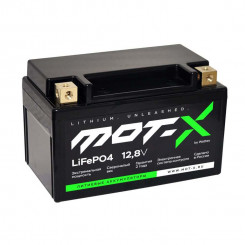 Аккумулятор пусковой литиевый LiFePO4 Mot-X K Sport 12,8В 6Ач, CCA 280A, 150x85x93мм (-/+) MotXLiK6S280NP