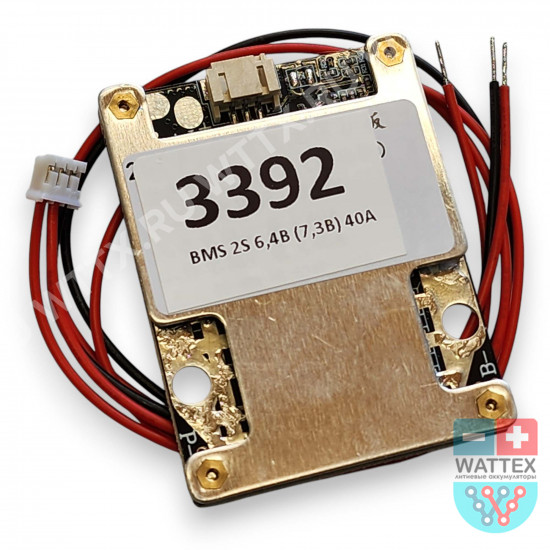 BMS LiFePO4 6,5В 2S 40А 6MOS